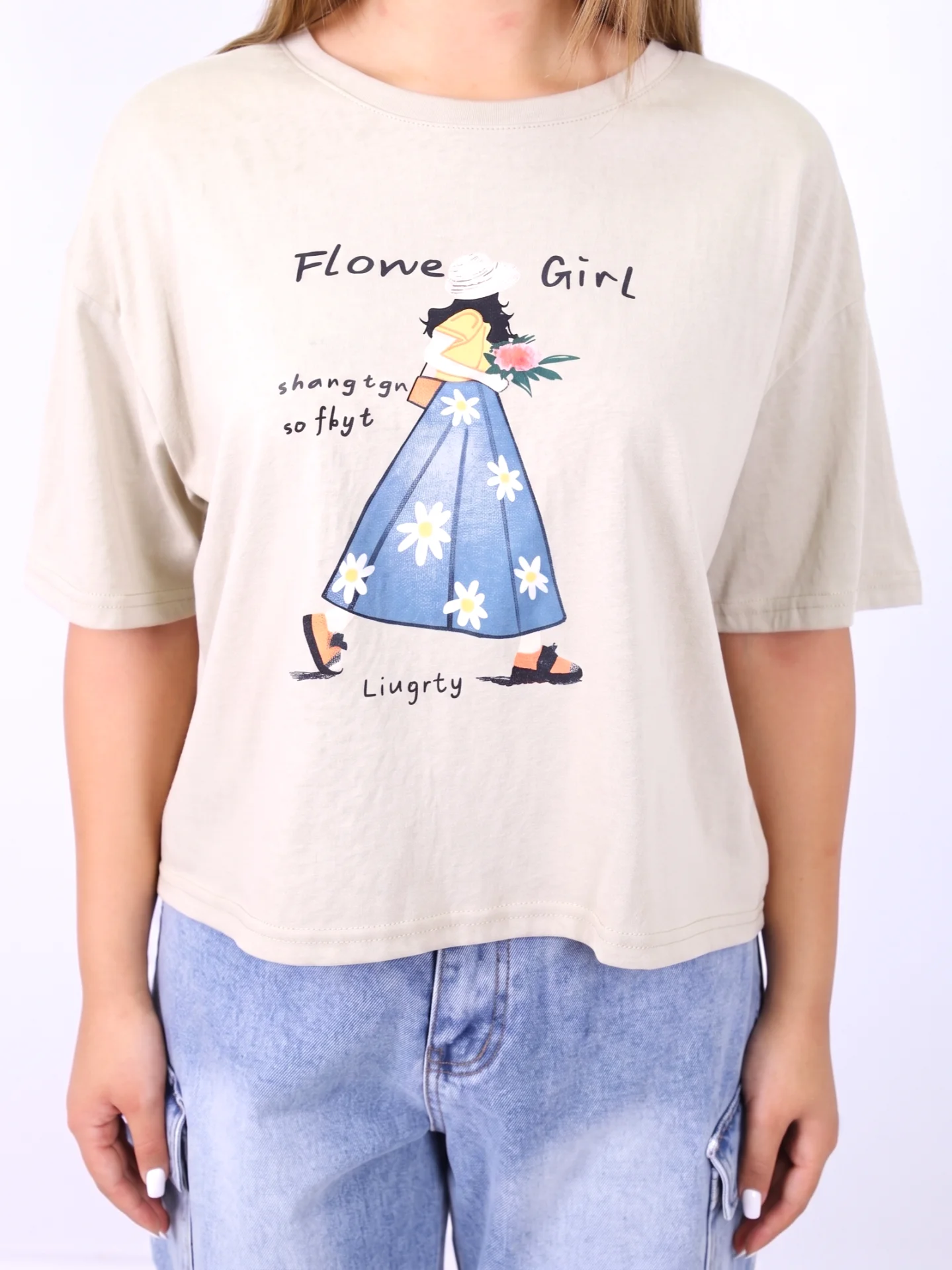 TSHIRT FLOWE GIRL 1503